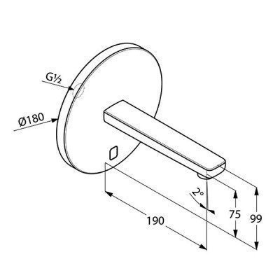 Смеситель для раковины  Kludi  -  ZENTA (3850305)