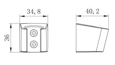 Крепление настенное Lemark фиксированное для лейки (LM8082C)