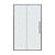 Дверь в нишу 100.K33.02.130.10.02 Cosmo (130*195) хром, стекло шиншилла, 1 место (100.K33.02.130.10.02)