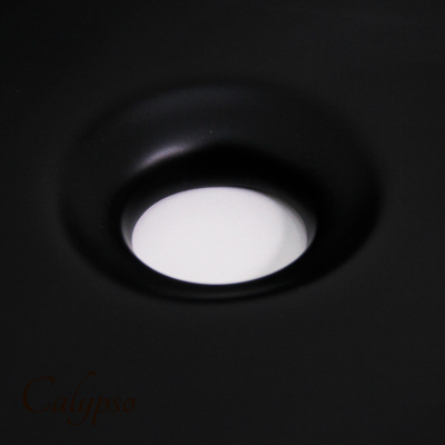 Раковина чёрная накладная Calypso прямоугольная 475х370х140мм (CS2074-MB)