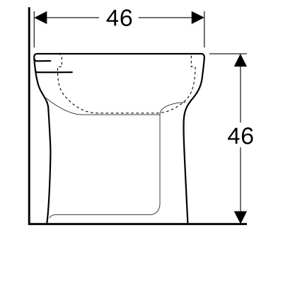Унитаз напольный Geberit  (211105000)