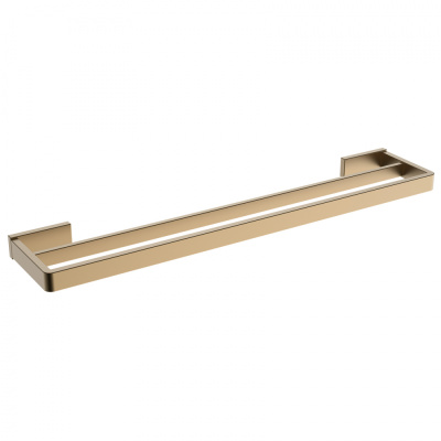 Полотенцедержатель двойной ABBER Westen золото матовое (AA1757G)