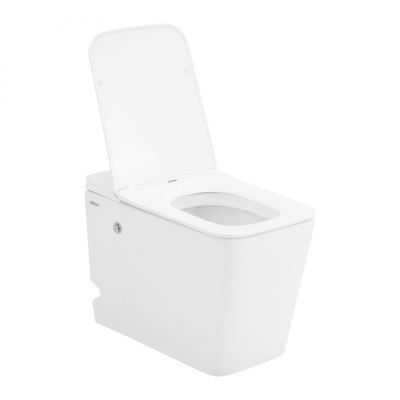 Унитаз ABBER Rechteck приставной белый с импульсным смывом (AC1213P)