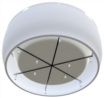 Ванна акриловая 1Marka "OMEGA New" 180*180 круглая (01омн1818)