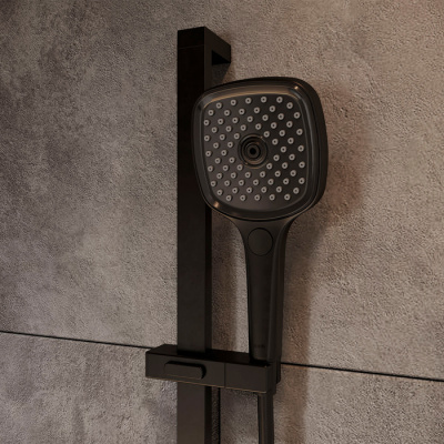 Лейка для душа, черная, Slide, IDDIS (SLI3F0Bi18)