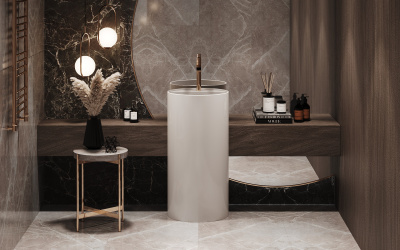 Умывальник ESSE от 45х45х22 (P F 500/4)