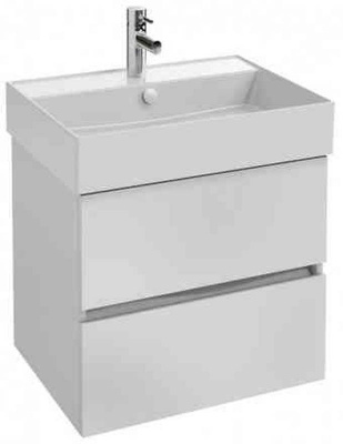 Тумба под раковину Jacob Delafon Tolbiac 60 см, 2 ящика, цвет белый лак (EB2381-J5)