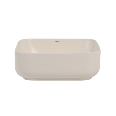 Раковина накладная ABBER Rechteck светло-бежевая матовая (AC2211MBE)