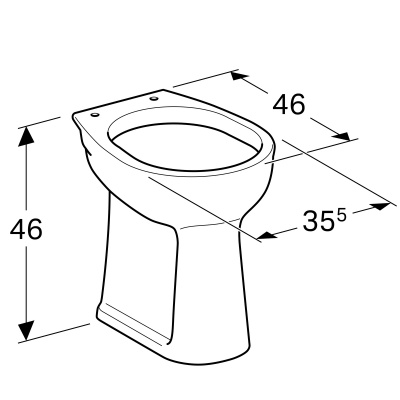 Унитаз напольный Geberit  (211105000)