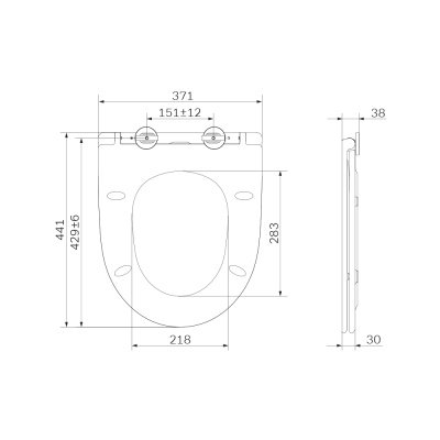 AM.PM Awe сиденье для унитаза микролифт (C117853WH) AM.PM Awe сиденье для унитаза микролифт (C117853WH)