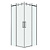 Душ.ограждение 300.K33.04.9090.10.00 Classic (90*90*195) квадрат,раздвижная,хром,стекло прозрачное 2 места (300.K33.04.9090.10.00)