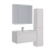 Шкаф зеркальный Lemark UNIVERSAL 90х80 см 3-х дверный, цвет корпуса: Белый глянец (LM90ZS-U)