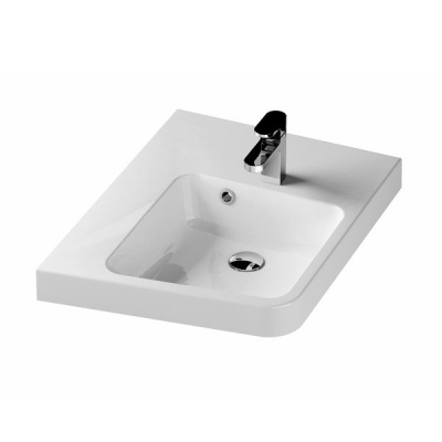 Умывальник Ravak BE HAPPY II левый белый с переливом (XJAL1100001)