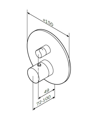 Смеситель для душа AM.PM Like (F8075600)