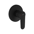 Встроенный смеситель Vitra Root Round для душа, матовый черный (A4272836EXP)