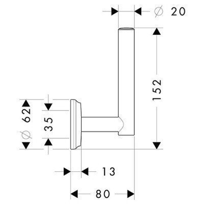 Держатель для бумаги Hansgrohe - Logis Classic (41617000)