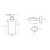 Дозатор для жидкого мыла Bemeta - WHITE настенный, белый (104109014)
