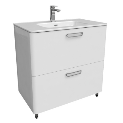 Тумба напольная с умывальником, белая, 80 см, Brick, IDDIS (BRI80WFi95K) Тумба напольная с умывальником, белая, 80 см, Brick, IDDIS (BRI80WFi95K)