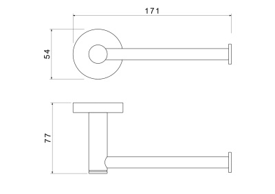 Бумагодержатель AQUATEK ЕВРОПА (AQ4108CR)