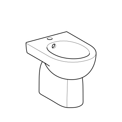 Биде напольное GeberitRenova (233010000)