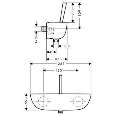 Смеситель для душа Hansgrohe - PuraVida (15672400)