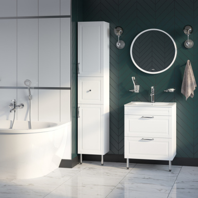 Тумба с умывальником, напольная, 60 см, белая, Oxford, IDDIS (OXF60W0i95K) Тумба с умывальником, напольная, 60 см, белая, Oxford, IDDIS (OXF60W0i95K)