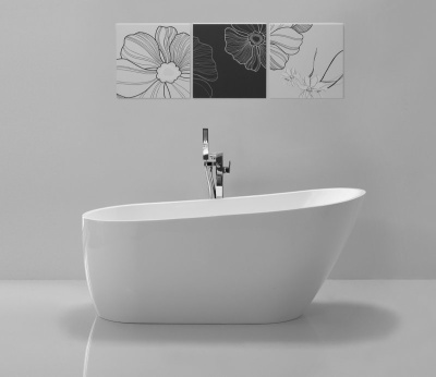 Акриловая ванна без перелива BELBAGNO, 1700х720х720 (BB62-1700-W0)