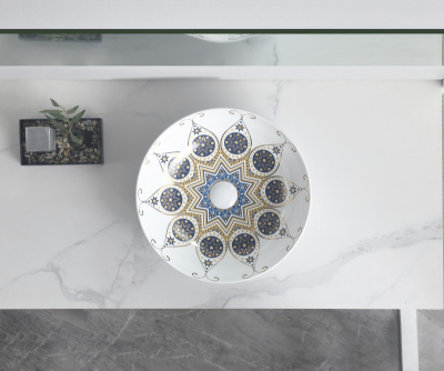 Раковина-чаша Bronze de Luxe Lotos 405x405x125 (5008)