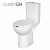 Унитаз-компакт CERSANIT ETIUDA 579 NEW CLEAN ON (P-KO-ETI010-3/6-COn)