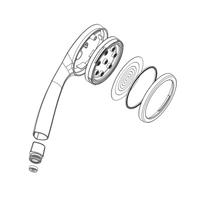 Лейка для душа, SpaHome, IDDIS  (SPA1F00i18)