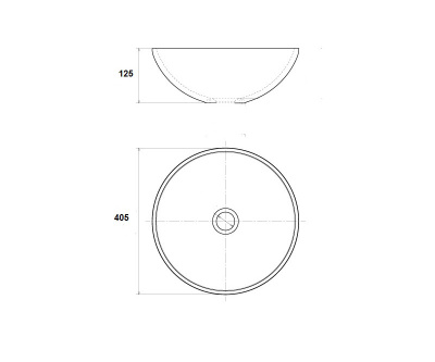 Раковина-чаша Bronze de Luxe Marrakesh 405х405х125 мм (1008)