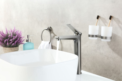 Смеситель Lemark Bronx для раковины (LM3709GM)