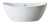 GLA16778 GLASGOW Ванна акриловая, свободностоящая, в комплекте с сифоном и металлической рамой, 1660X780X665мм (GLA16778)