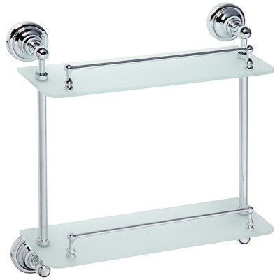 Полка стеклянная Bemeta - Retro - Хром (144301122) Полка стеклянная Bemeta - Retro - Хром (144301122)