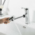 Gappo смеситель для раковины с выдвижным изливом и кнопкой экономии воды/хром (G1052-70)