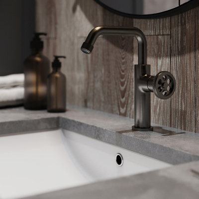 Смеситель для умывальника, графит, Grange, IDDIS (GRAGMR0i01) Смеситель для умывальника, графит, Grange, IDDIS (GRAGMR0i01)