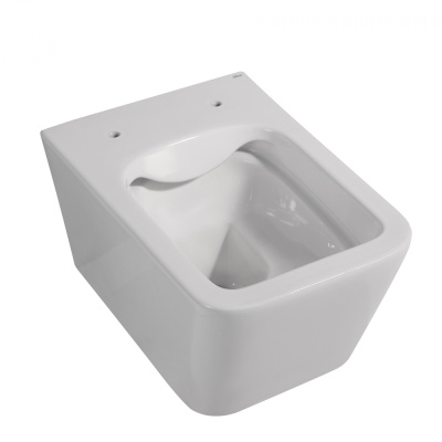 Унитаз ABBER Rechteck подвесной белый, безободковый (AC1201)