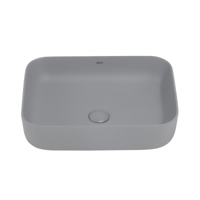 Раковина накладная ABBER Rechteck серая матовая (AC2202MG)