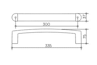 Поручень Keuco Elegance New (11607010000)