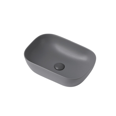 Раковина накладная ABBER Rechteck серая матовая (AC2200MG)
