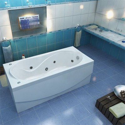 Ванна акриловая BAS - Ямайка 180x80 (В 00044)