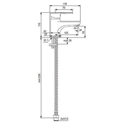 Смеситель для раковины Vidima - Logik (BA275AA)