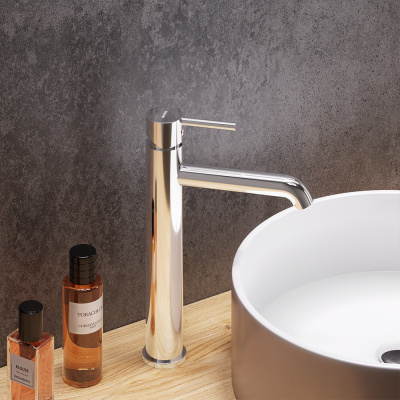 Смеситель для раковины высокий Damixa Scandinavian Pure, хром (360250000)