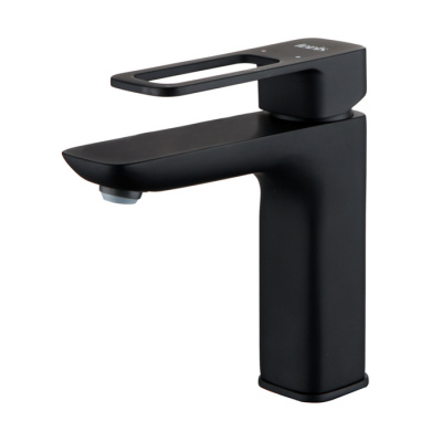 Смеситель для умывальника, черный, Slide, IDDIS (SLIBL00i01)