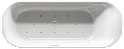 Ванна акриловая RIHO DEVOTION FREE 180 Белый GLOSSY SPARKLE SYSTEM 180x71x60 (BD26005S1WI1144)