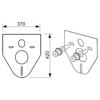 Звукоизоляционная панель TECE (9.200.010)