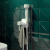 Встраиваемый смеситель с гигиеническим душем, белый матовый, IDDIS (004WTS0i08)