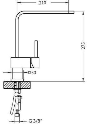 Смеситель для мойки ALVEUS LAGUNA CHR (1134826)