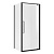 Душ.ограждение NG-85-10AB-A80B-34 (100*80*195) прямоугол,распашн,черный матов,стекло прозрачн, 2 места (NG-85-10AB-A80B-34)