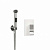 A010657WHITE Встраиваемый комплект для биде со шлангом 120 см WasserKRAFT (A010657WHITE)